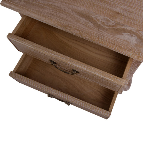 Tania Oak Wood Bedside Table