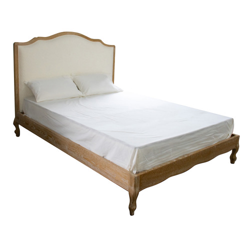 Lucian Oak Wood Bed