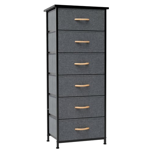 Dark Grey Isobelle 6 Drawer Chest