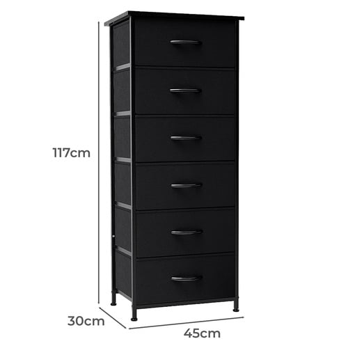 Isobelle 6 Drawer Tallboy
