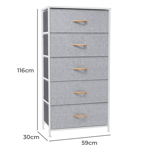 Isobelle 5 Drawer Chest