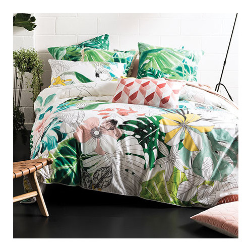 Dominica Quilt Cover Set Temple & ster