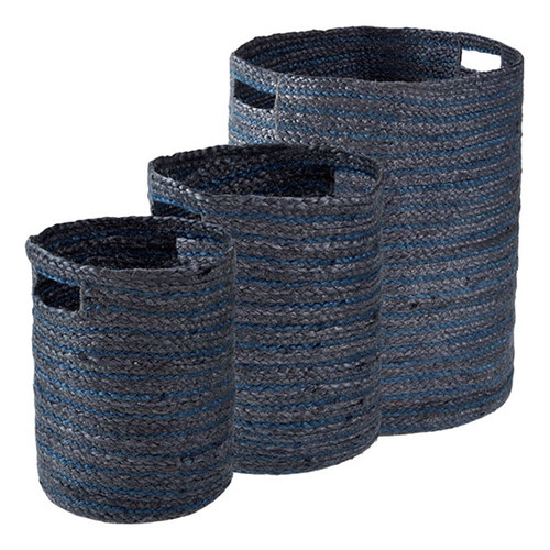 Linen House Jindi Indigo Storage Basket
