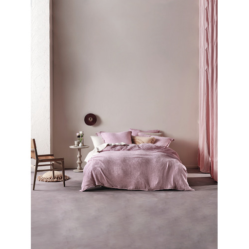 Linen House Orchid Elysian Cotton Quilt Cover Set Temple & ster