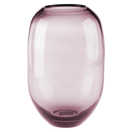 Linen House Purple Rita Glass Vase | Temple & Webster