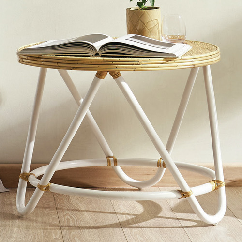 temple and webster rattan side table