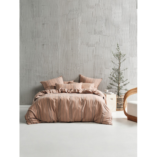 Rust ReJeaneration Hali Cotton Blend Quilt Cover Set