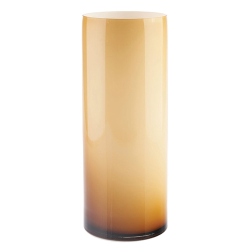 Pumpkin Mirage Glass Vase