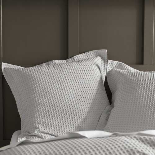 Deluxe Waffle Cotton European Pillowcase Temple & ster