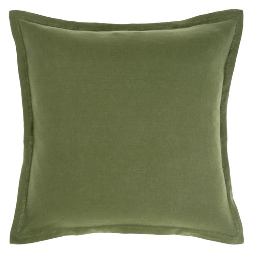 Moss Nimes Linen Cushion