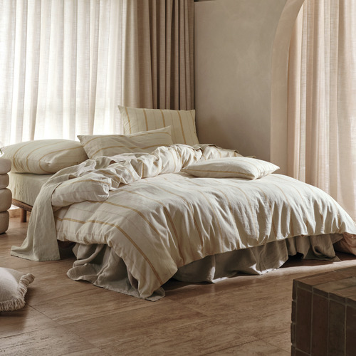 Cae Cotton & Linen Quilt Cover Set Temple & ster