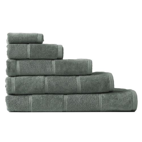 Velour Stripe Cotton Bathroom Towels