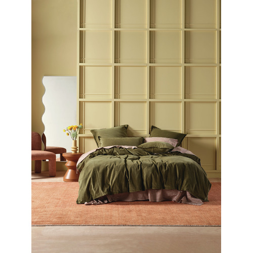 Den Cotton Corduroy Quilt Cover Set