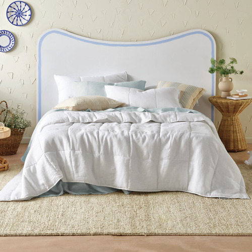 White Nimes Coverlet