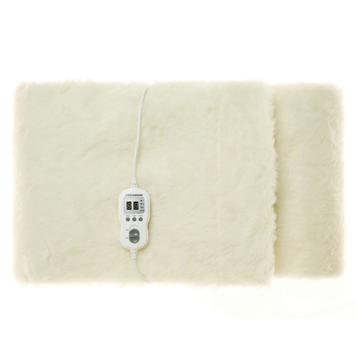 Seroina Australian Wool Fleece Electric Blanket | Temple & Webster