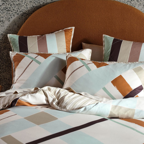 Issey Cotton Sateen Quilt Cover Set Temple & ster