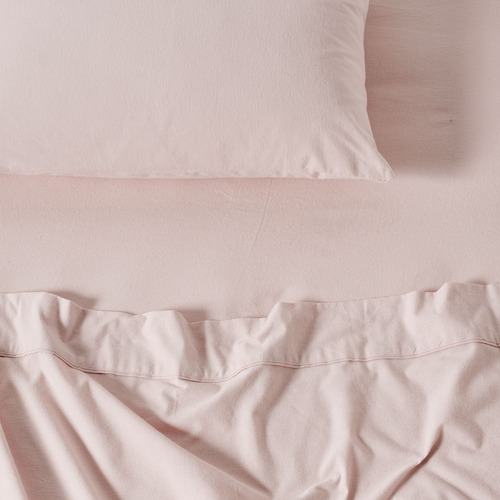 Plain Dyed Flannelette Cotton Sheet Set