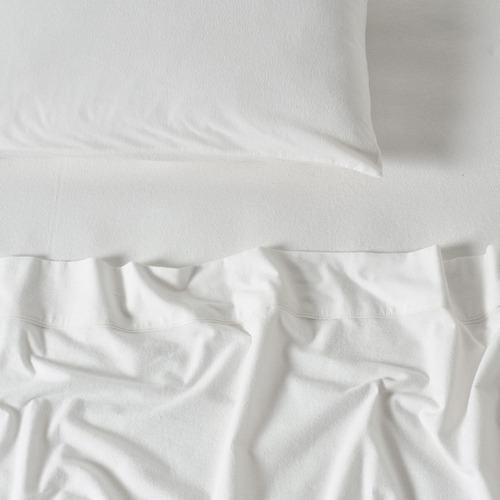 Plain Dyed Flannelette Cotton Sheet Set