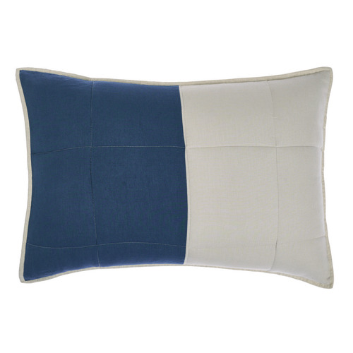 Nimes Patchwork Linen Pillow Shams