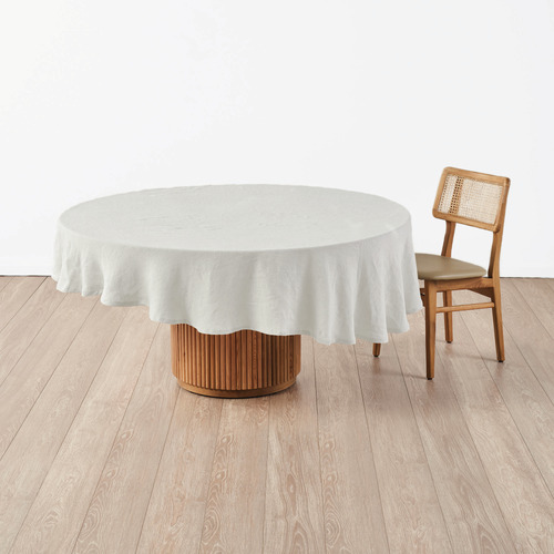 Nimes Round Linen Tablecloth