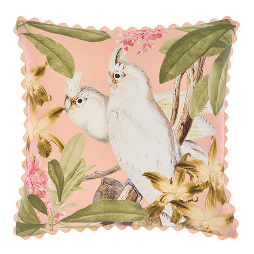 Calista Tropical Cotton Sateen Cushion