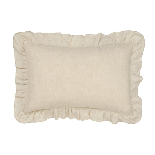 Nimes Ruffle Linen Cushion