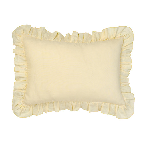 Nimes Ruffle Linen Cushion