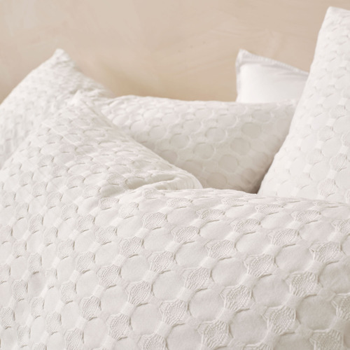 White Vista Cotton Quilt Cover Set