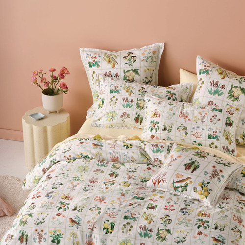 Garden Bed Cotton Sateen Quilt Cover Set