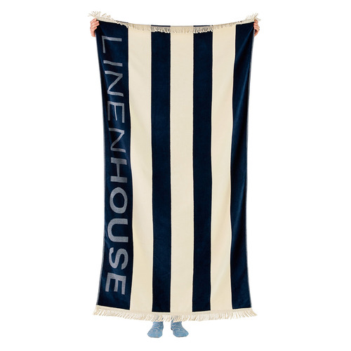 Cotton Velour Beach Towel