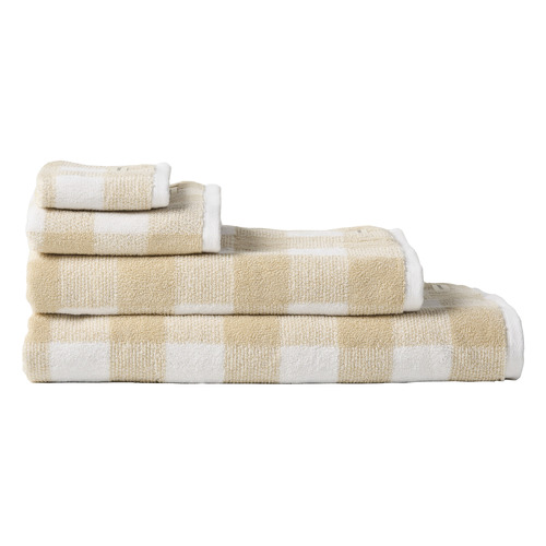 Flinders Check Cotton Bathroom Towel