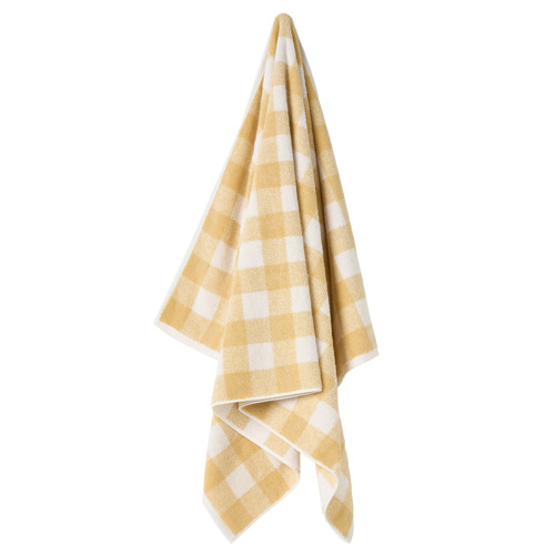 Flinders Check Cotton Bathroom Towel