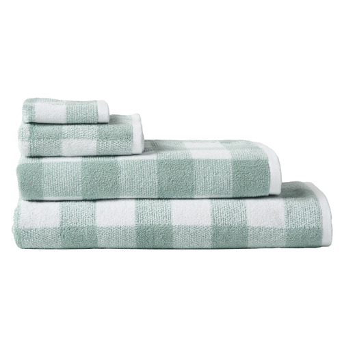 Flinders Check Cotton Bathroom Towel