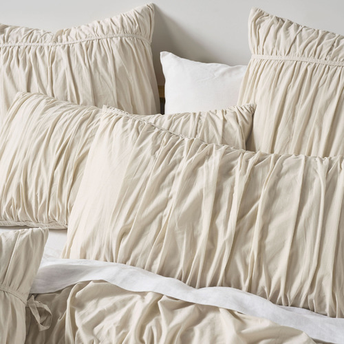 Natural Layla Cotton Quilt Cover Set