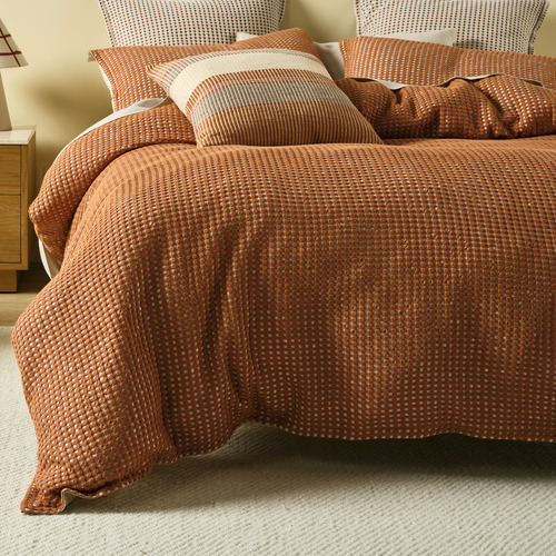 Ginger Cotswold Cotton Quilt Cover Set