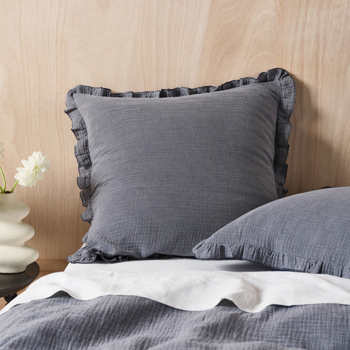 Navy Lucy Cotton Cushion