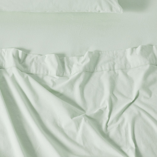 Flannelette Plain-Dyed Cotton Sheet Set