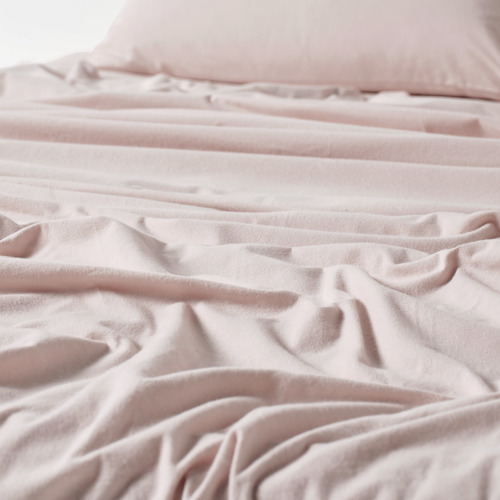 Flannelette Plain-Dyed Cotton Sheet Set