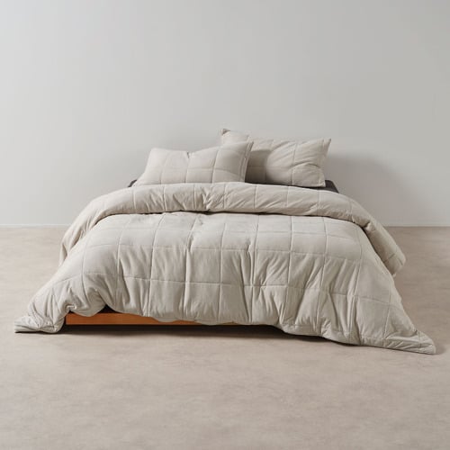 Pebble Ryland Jersey Cotton Quilt Cover Set