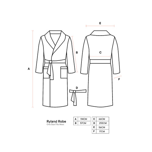 Ryland Cotton Bath Robe