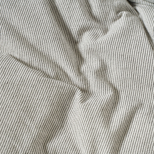 Black Macey Cotton Quilt Cover Set