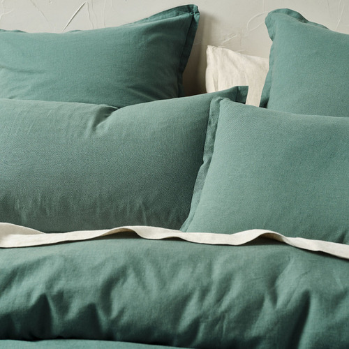 Pine Connie Cotton & Linen Quilt Cover Set