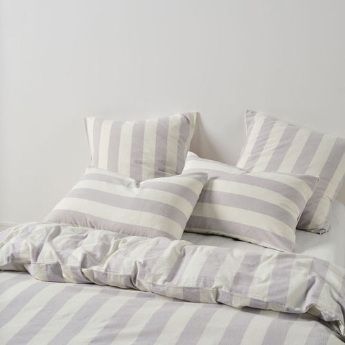 Lavender Vintage Cotton & Linen Quilt Cover Set