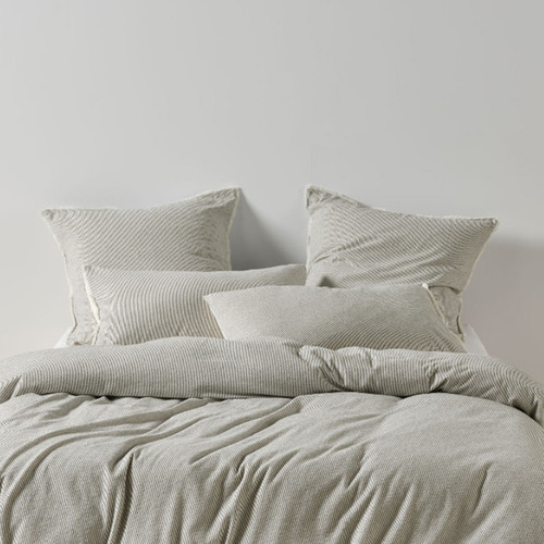 Black Macey Cotton European Pillowcase