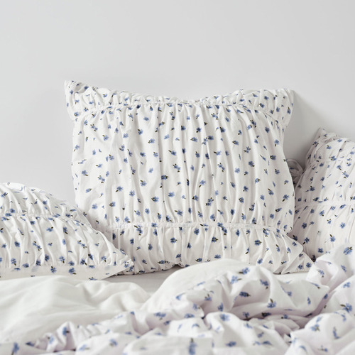 Floral Layla Cotton European Pillowcase