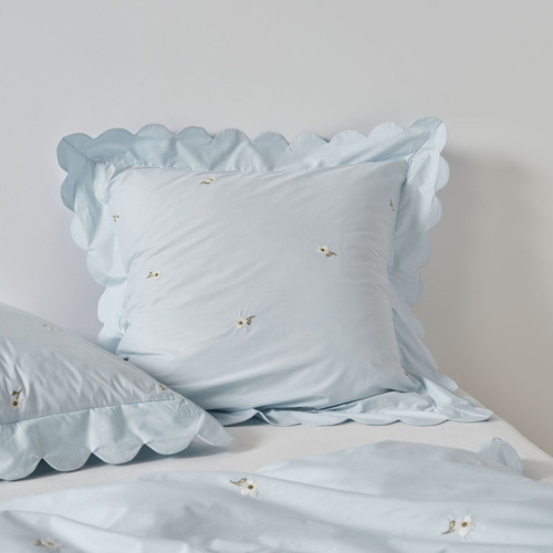 Eva Cotton Percale European Pillowcase