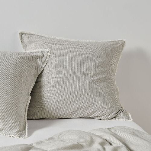 Black Macey Cotton European Pillowcase