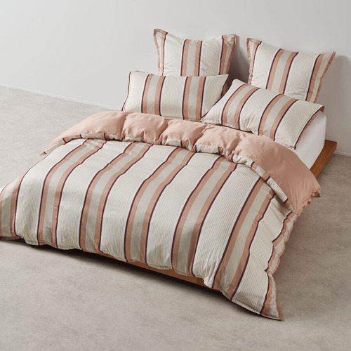 Nara Stripe Bamboo & Cotton European Pillowcase