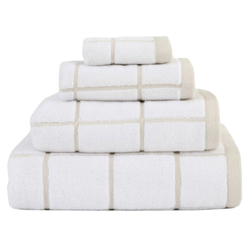Geneva Yarn-Dyed Cotton Bathroom Towel Set
