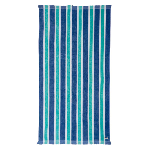 Blue Brazil Cotton Beach Towel